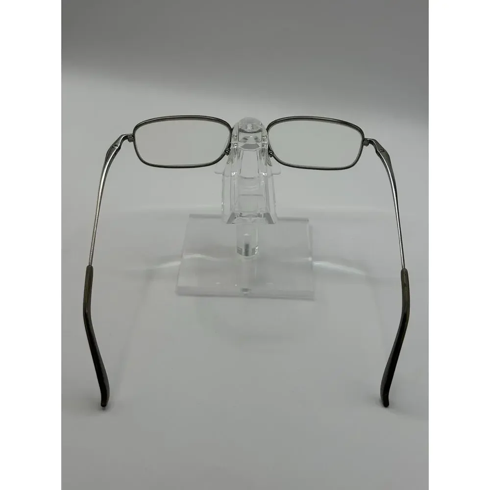 Marchon M752 014 Eyeglasses Gunmetal Rectangle Metal Frames 50-18-140